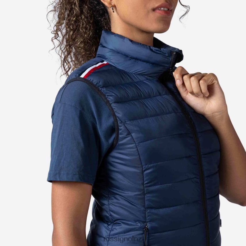 NZ Rossignol Women Insulated Vest 180Gr Darknavy F222Z2846 Tops