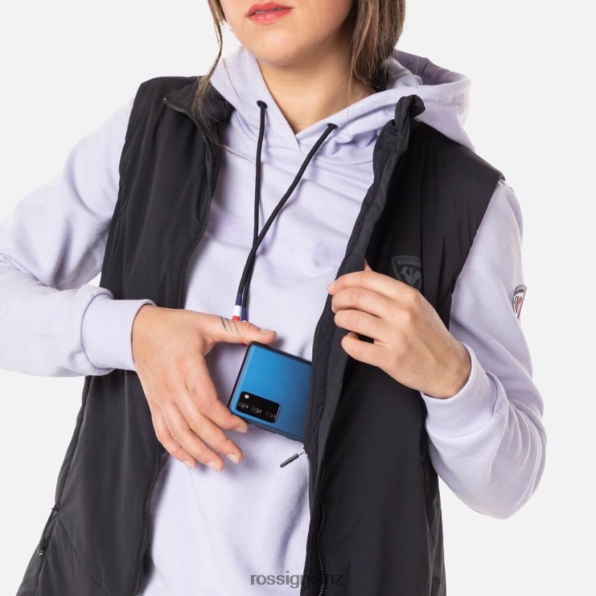 NZ Rossignol Women Opside Vest Black F222Z2830 Tops