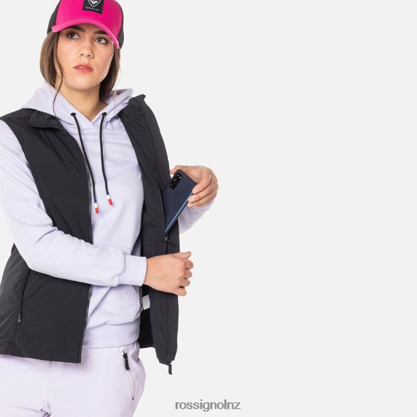 NZ Rossignol Women Opside Vest Black F222Z2830 Tops