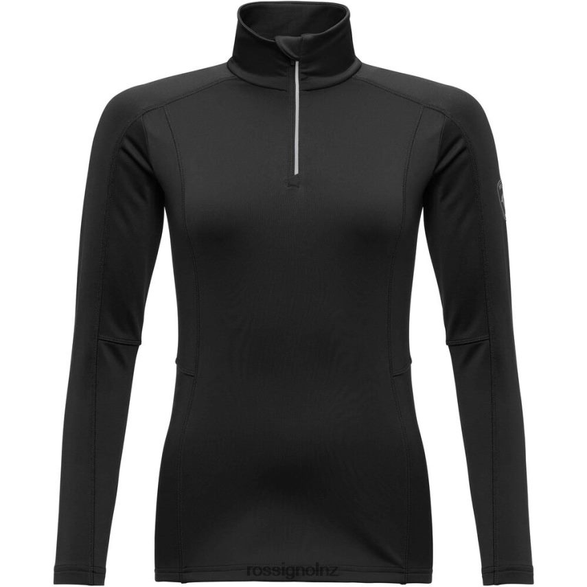 NZ Rossignol Women Classique 1/2 Zip Layer Black F222Z2724 Tops