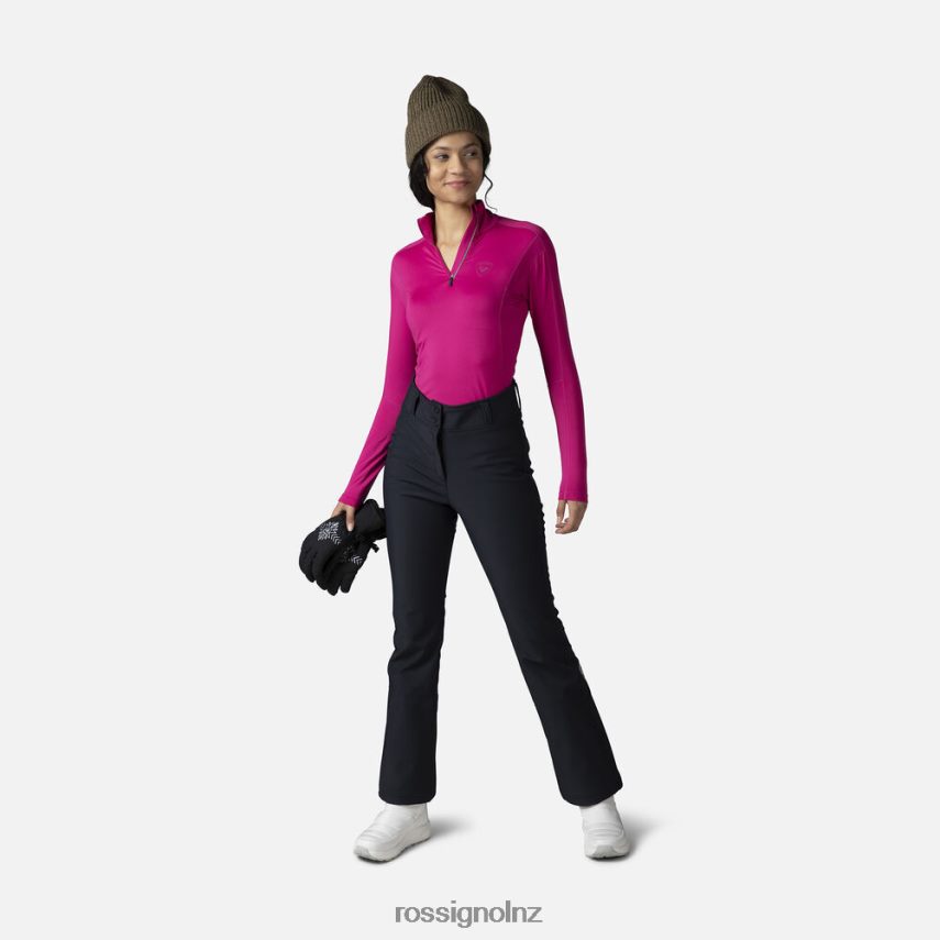 NZ Rossignol Women Classique Half-Zip Baselayer Top Orchidpink F222Z21014 Tops