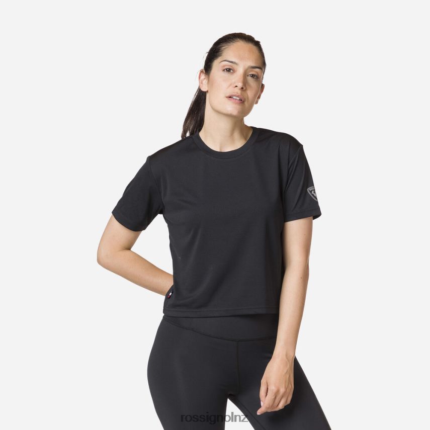 NZ Rossignol Women Active Tee Black F222Z2861 Tops