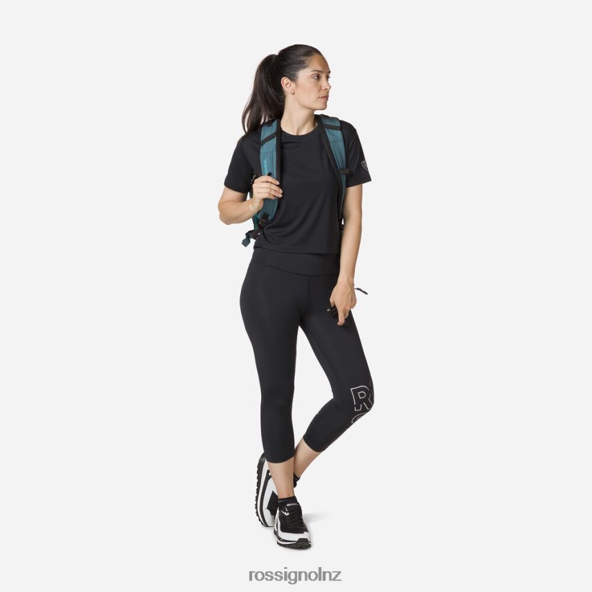NZ Rossignol Women Active Tee Black F222Z2861 Tops