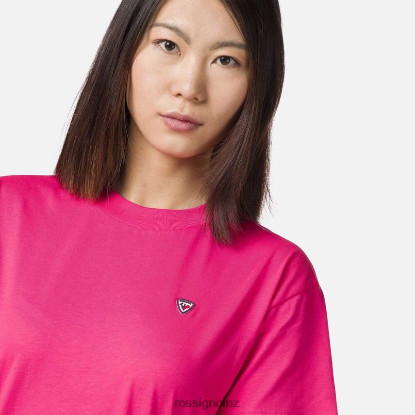 NZ Rossignol Women Crop Tee Candypink F222Z2739 Tops