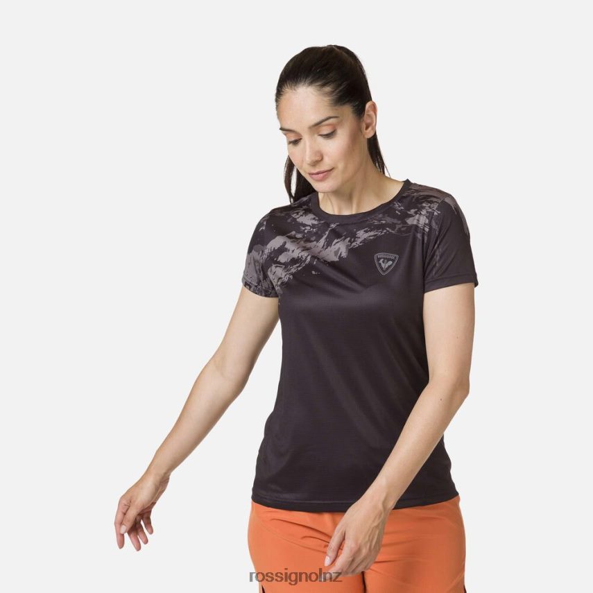 NZ Rossignol Women Lightweight Tee Black F222Z2876 Tops