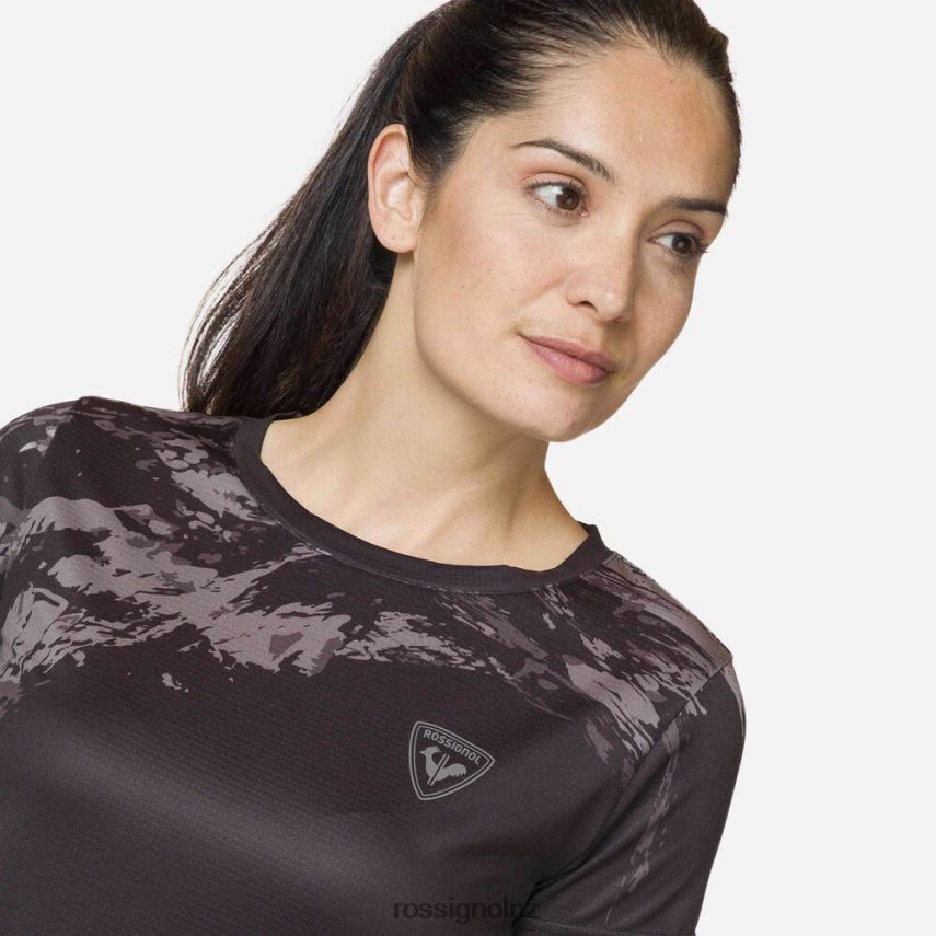 NZ Rossignol Women Lightweight Tee Black F222Z2876 Tops