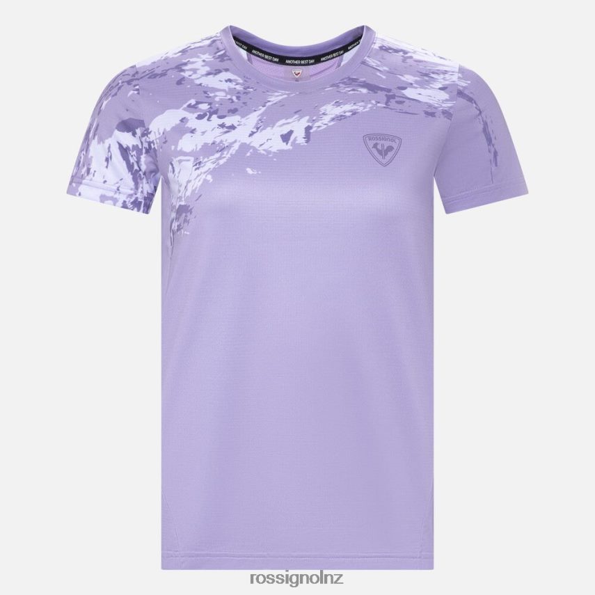 NZ Rossignol Women Lightweight Tee Lavender Grey F222Z2764 Tops
