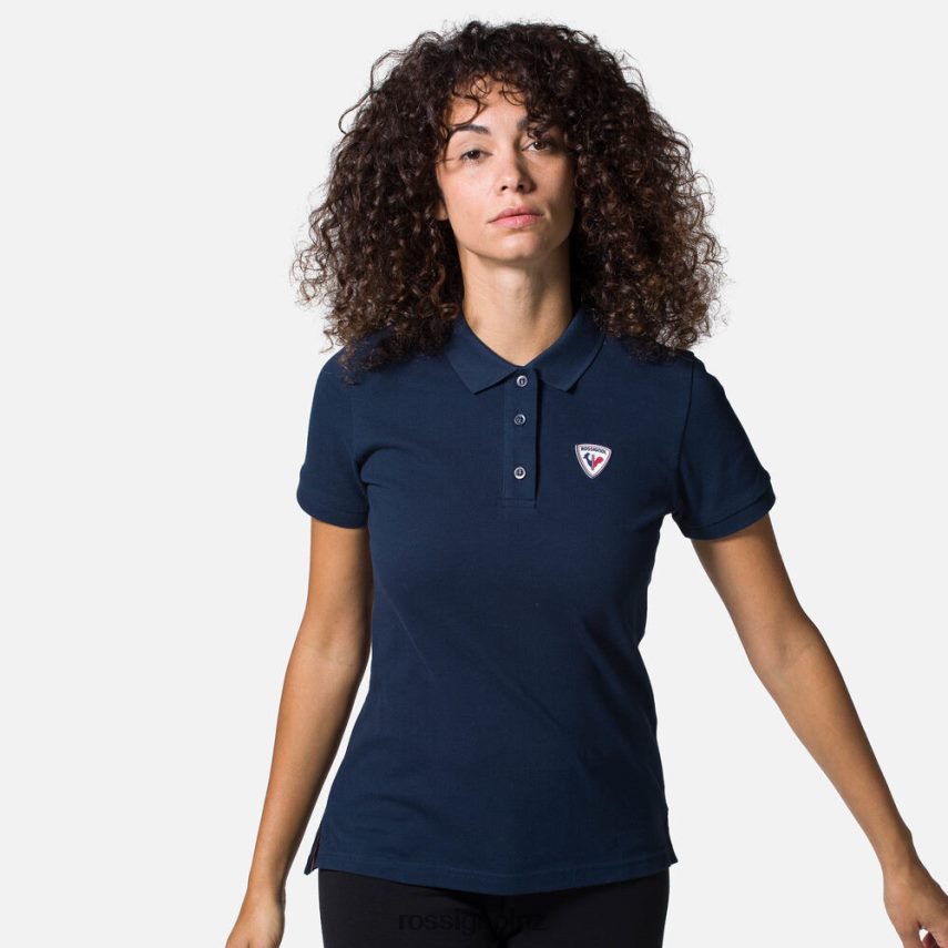 NZ Rossignol Women Logo Polo Darknavy F222Z2909 Tops