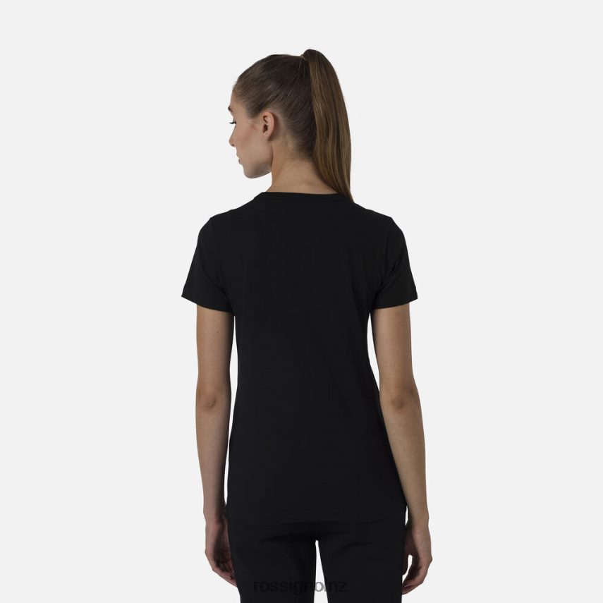 NZ Rossignol Women Logo Tee Black F222Z2700 Tops
