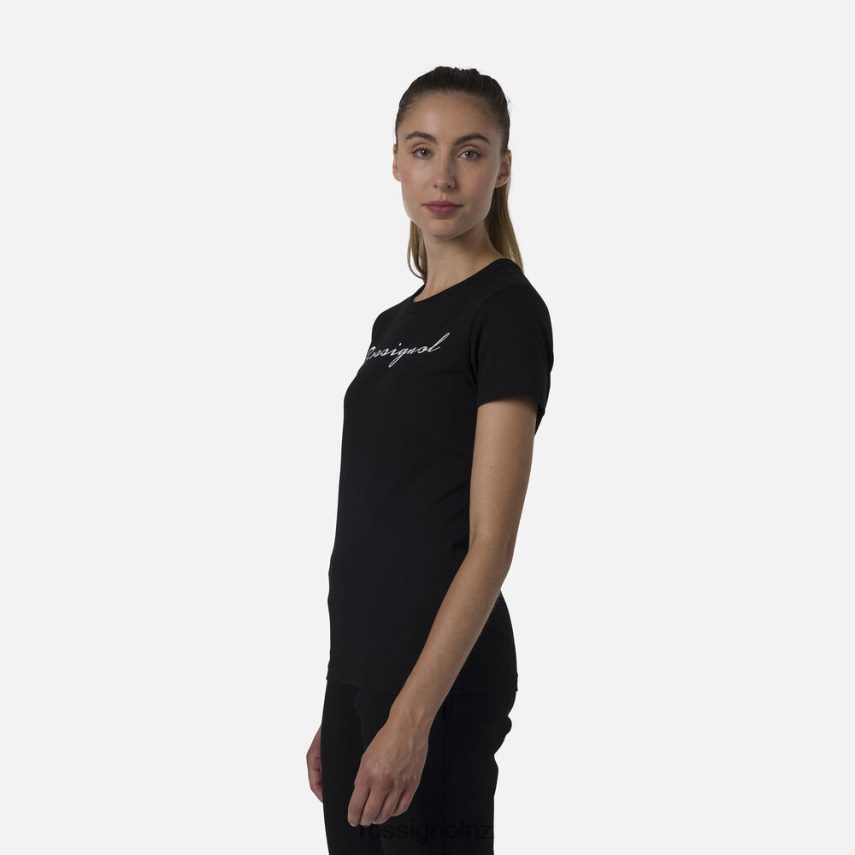 NZ Rossignol Women Logo Tee Black F222Z2700 Tops