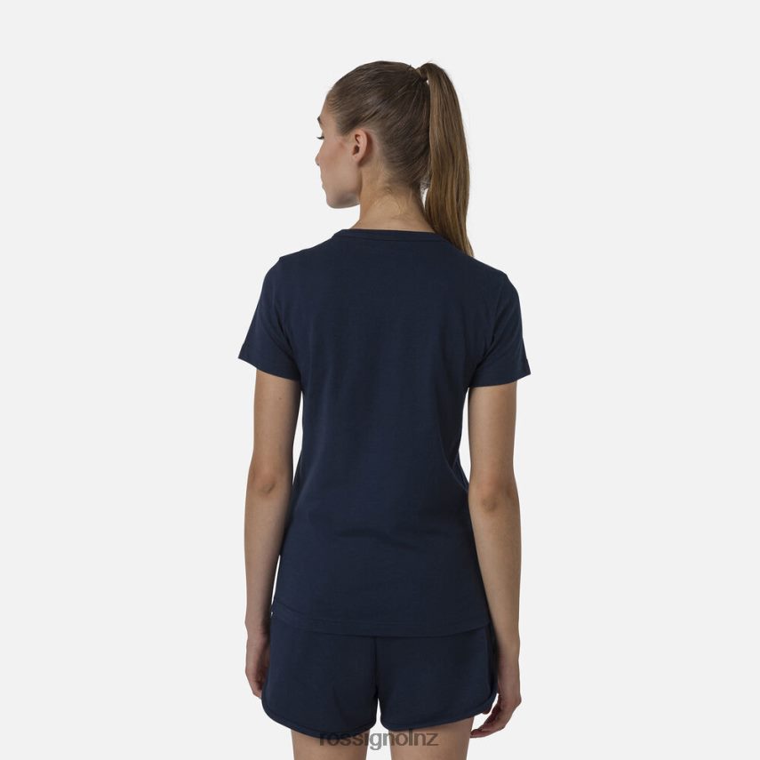 NZ Rossignol Women Logo Tee Darknavy F222Z2702 Tops
