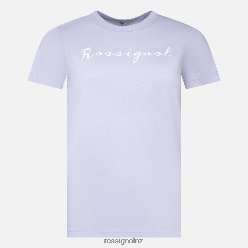 NZ Rossignol Women Logo Tee Lavendergrey F222Z2896 Tops