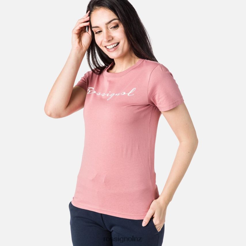 NZ Rossignol Women Logo Tee Walloprose F222Z2696 Tops