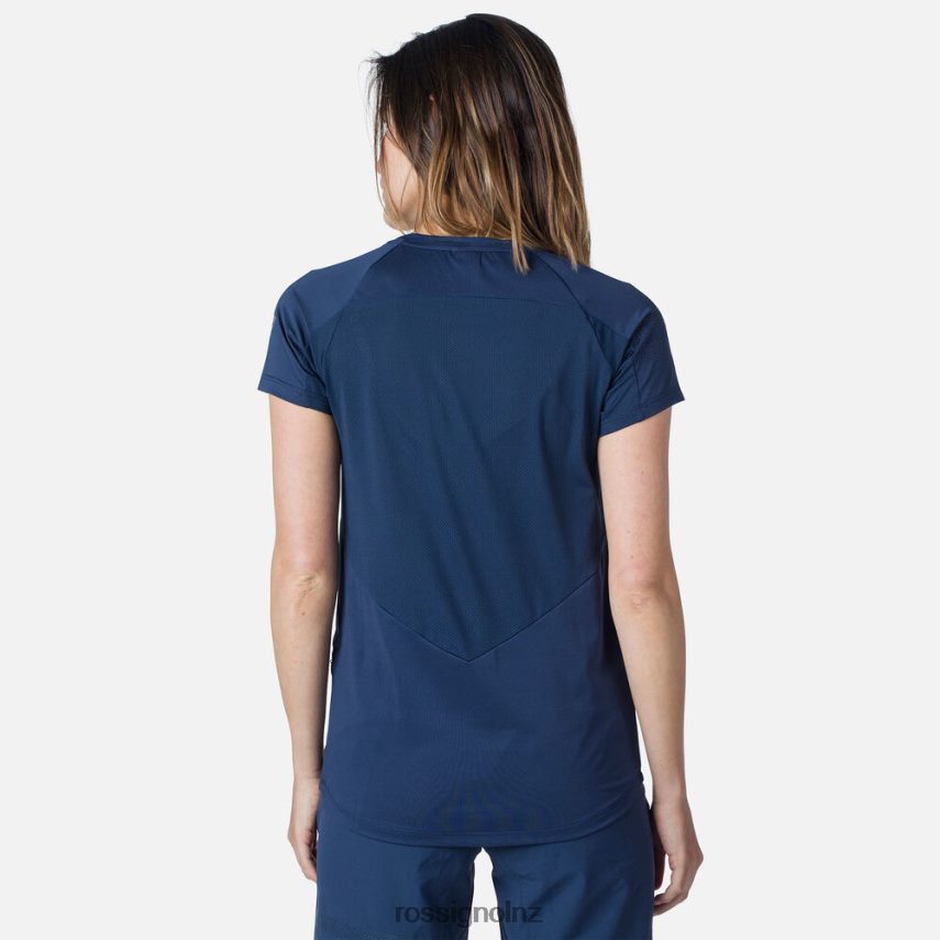 NZ Rossignol Women Short Sleeve Jersey Relaxed Fit Dark Navy F222Z2853 Tops