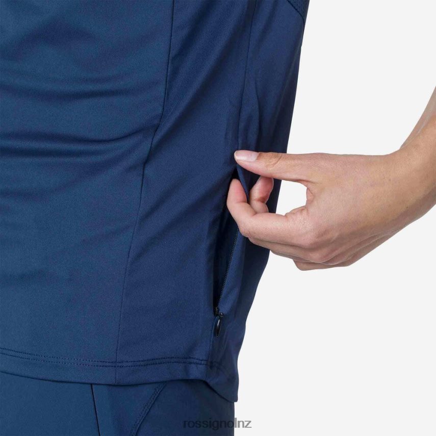 NZ Rossignol Women Short Sleeve Jersey Relaxed Fit Dark Navy F222Z2853 Tops