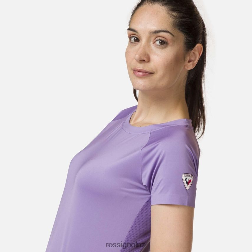 NZ Rossignol Women Tech Tee Frenchlilac F222Z2847 Tops