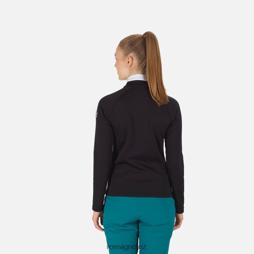 NZ Rossignol Women Aerial Full-Zip Fleece Black F222Z2709 Tops