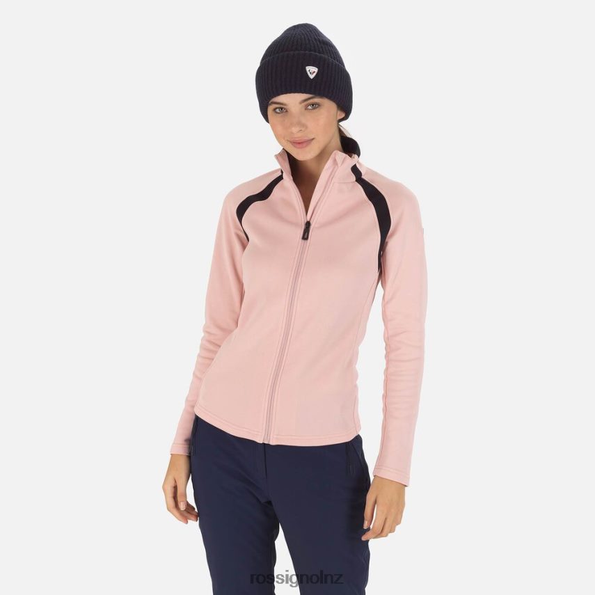 NZ Rossignol Women Aerial Full-Zip Fleece Powderpink F222Z2725 Tops