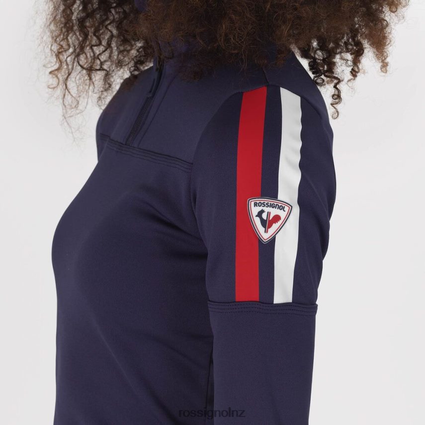NZ Rossignol Women Experience Half-Zip Top Darknavy F222Z21082 Tops