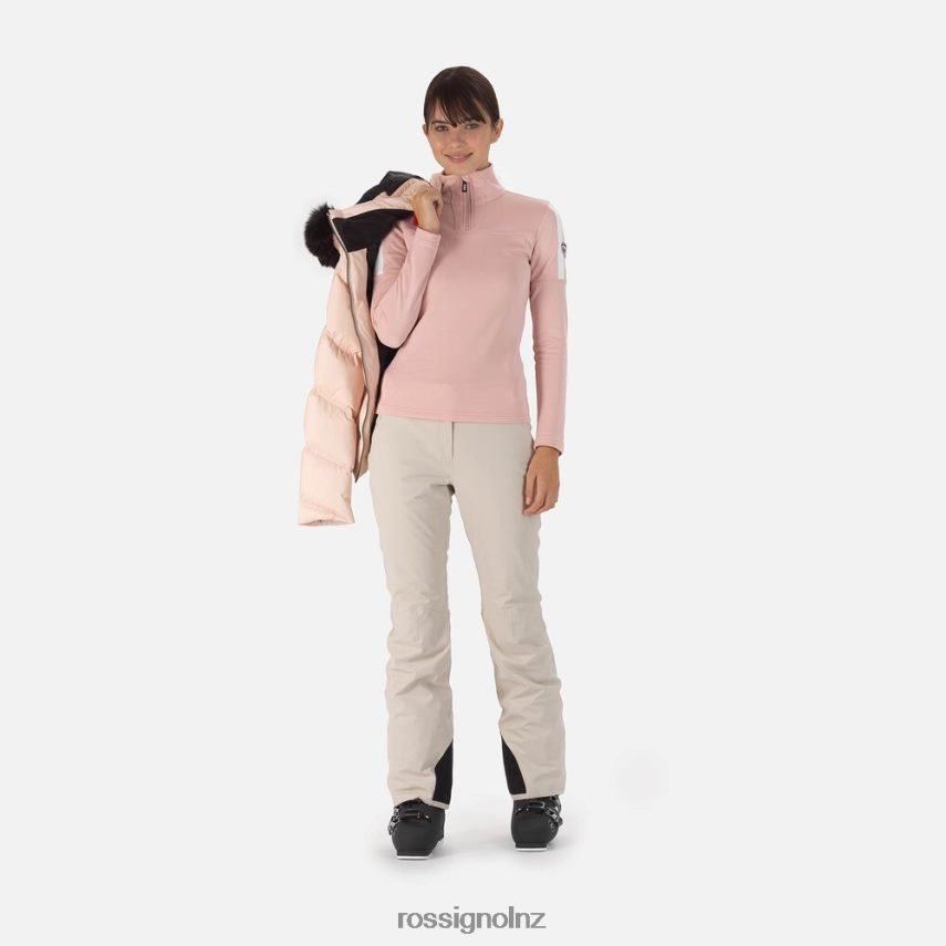 NZ Rossignol Women Experience Half-Zip Top Powderpink F222Z21032 Tops