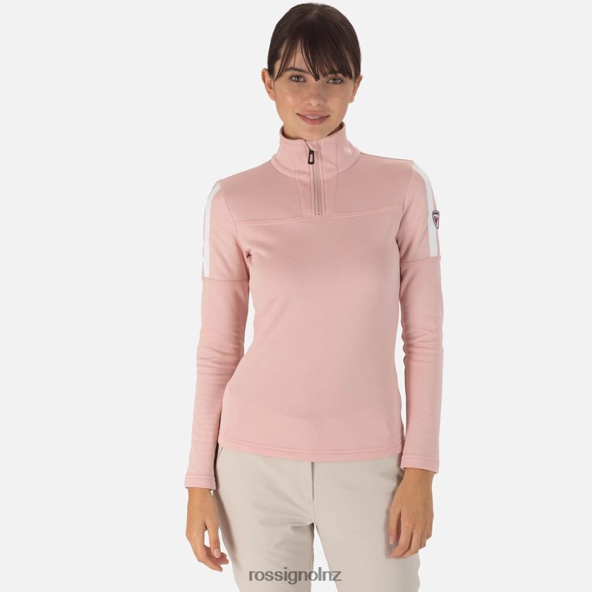 NZ Rossignol Women Experience Half-Zip Top Powderpink F222Z21032 Tops
