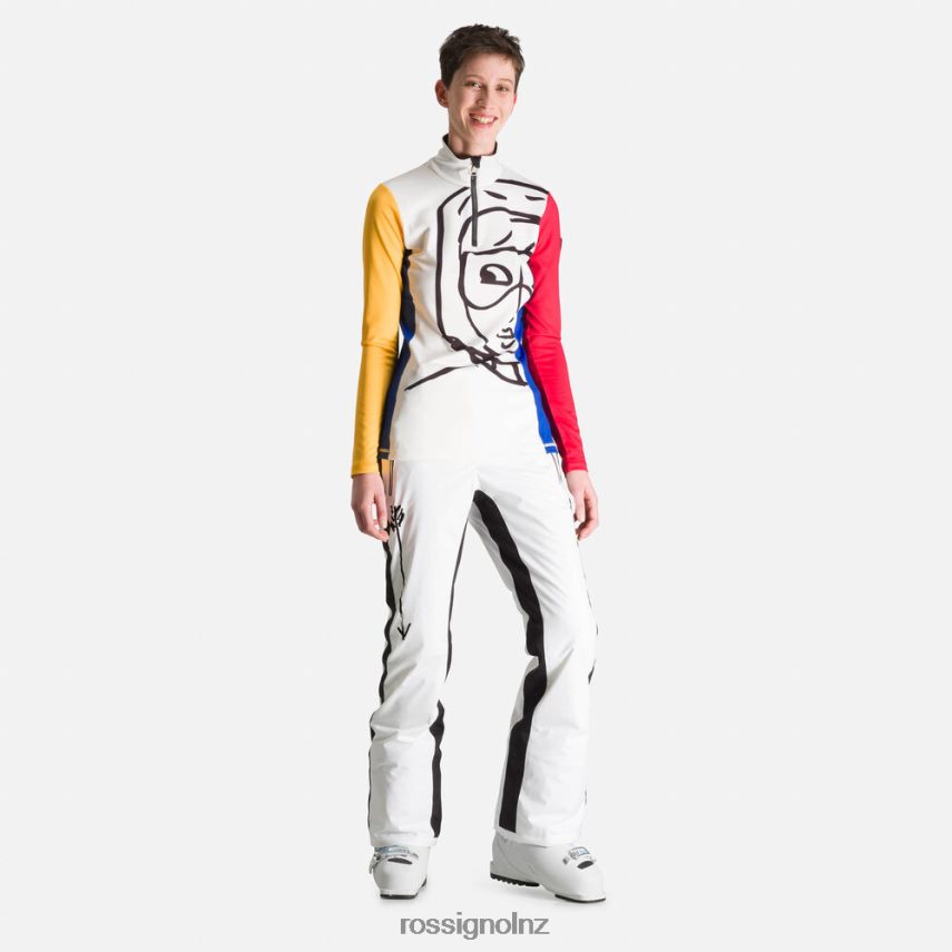 NZ Rossignol Women Jcc Bessi Half Zip Top Multico F222Z2765 Tops