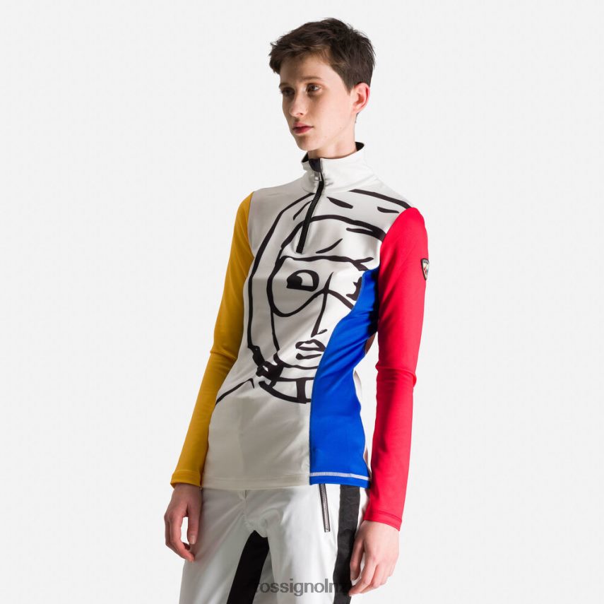 NZ Rossignol Women Jcc Bessi Half Zip Top Multico F222Z2765 Tops