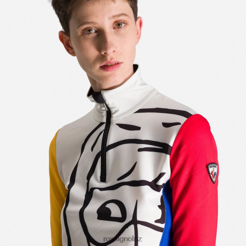 NZ Rossignol Women Jcc Bessi Half Zip Top Multico F222Z2765 Tops