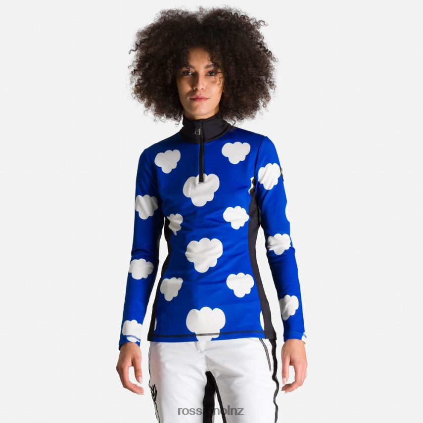 NZ Rossignol Women Jcc Bessi Half Zip Top Nuage F222Z2756 Tops