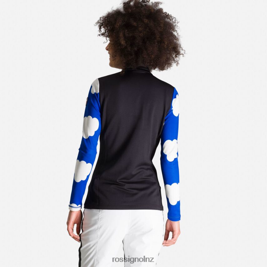 NZ Rossignol Women Jcc Bessi Half Zip Top Nuage F222Z2756 Tops