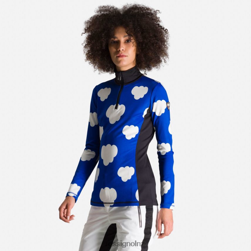 NZ Rossignol Women Jcc Bessi Half Zip Top Nuage F222Z2756 Tops