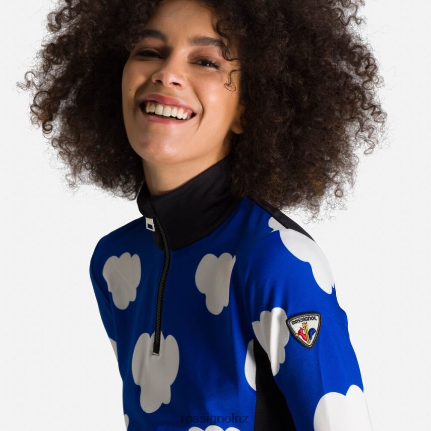 NZ Rossignol Women Jcc Bessi Half Zip Top Nuage F222Z2756 Tops