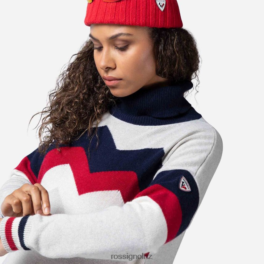 NZ Rossignol Women Mountain Knit Dress Fog F222Z21038 Tops