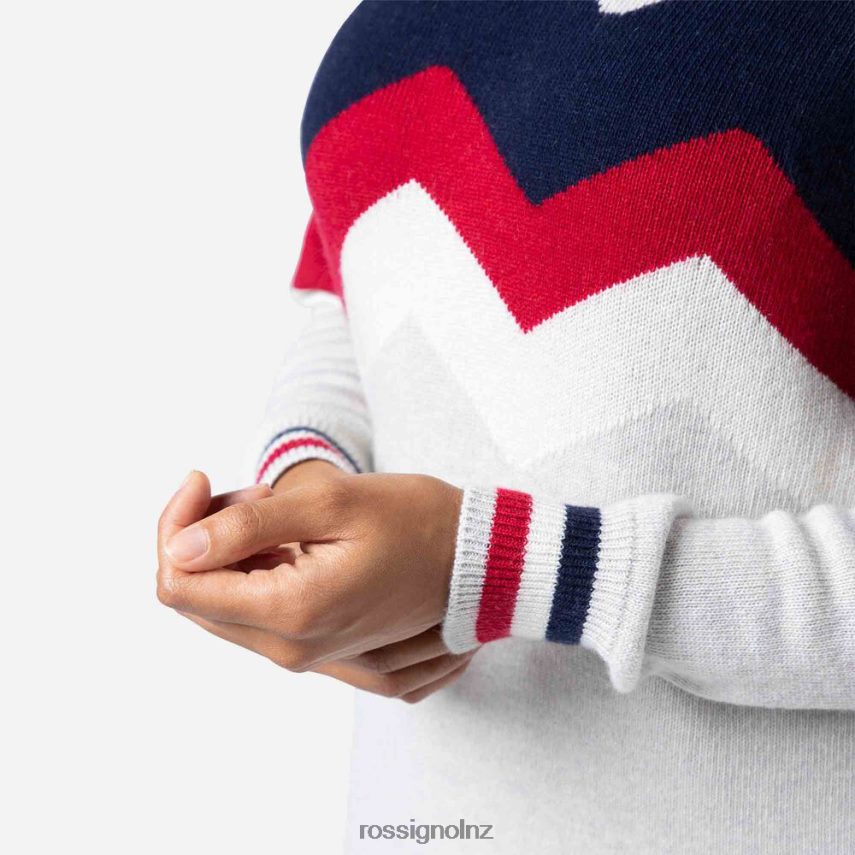 NZ Rossignol Women Mountain Knit Dress Fog F222Z21038 Tops