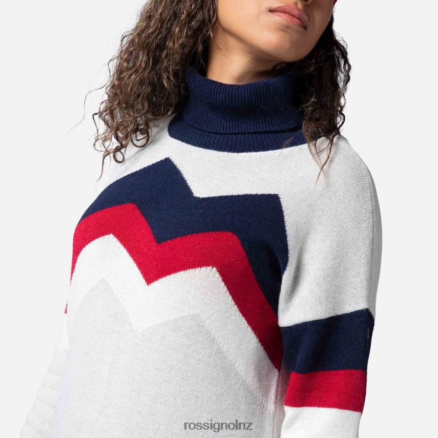 NZ Rossignol Women Mountain Knit Dress Fog F222Z21038 Tops