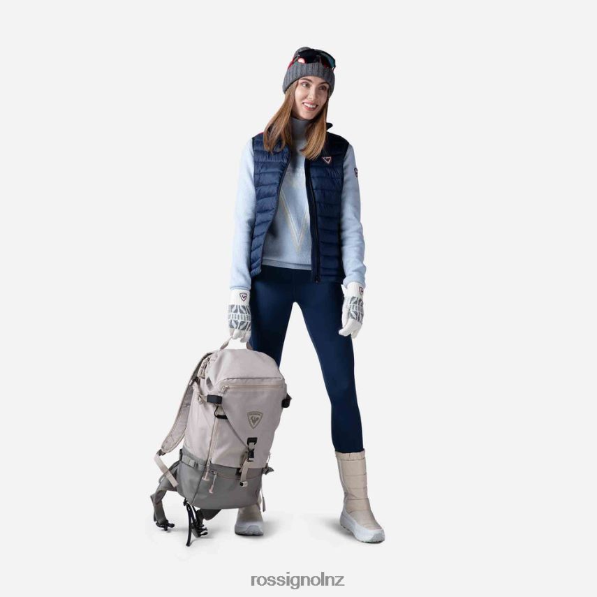 NZ Rossignol Women Victoire Turtleneck Knit Sweater Glacier F222Z21092 Tops