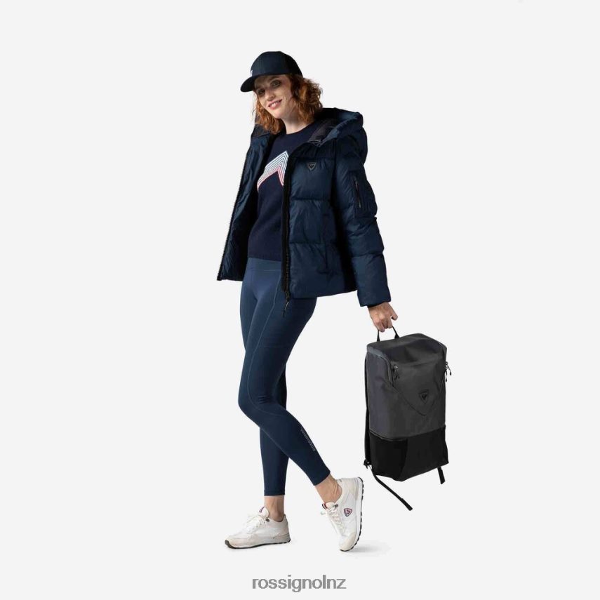 NZ Rossignol Women Mountain Round Neck Top Darknavy F222Z2885 Tops